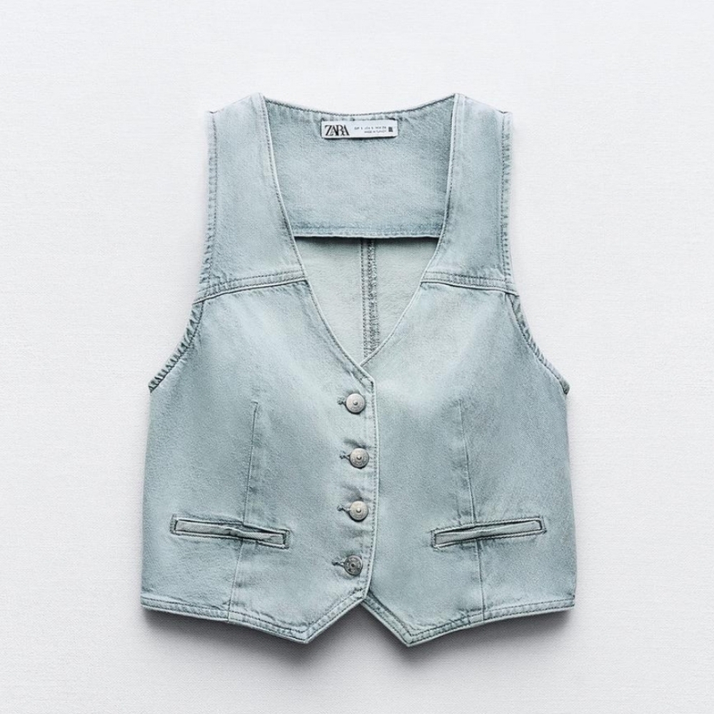 Zara Denim Vest